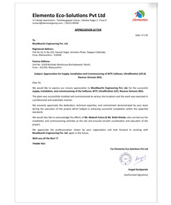 Appreciation Letter