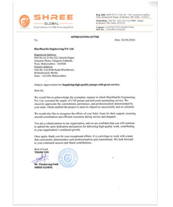Appreciation Letter