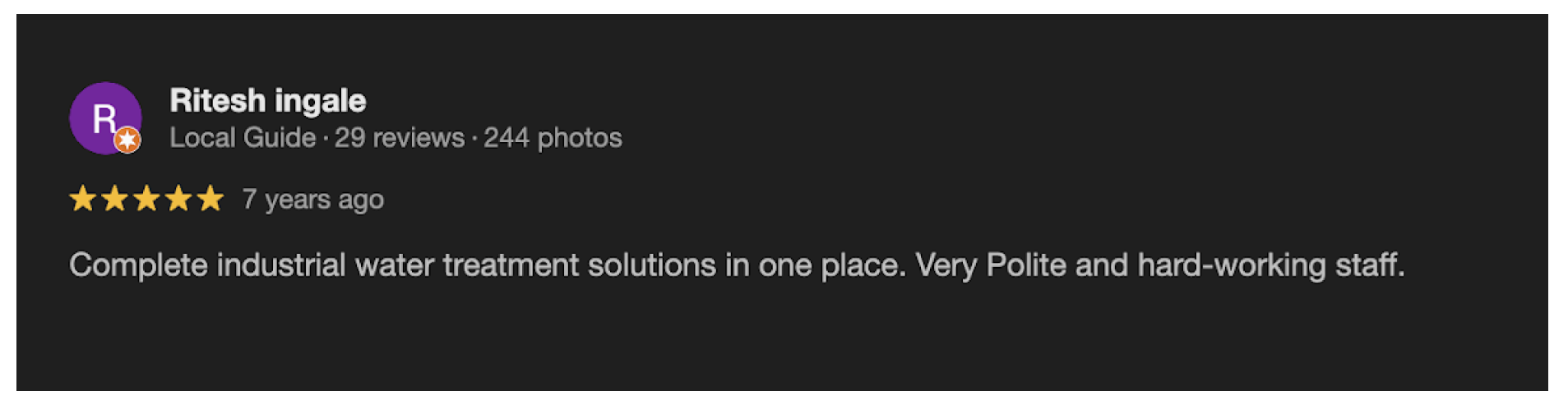 Customer Review