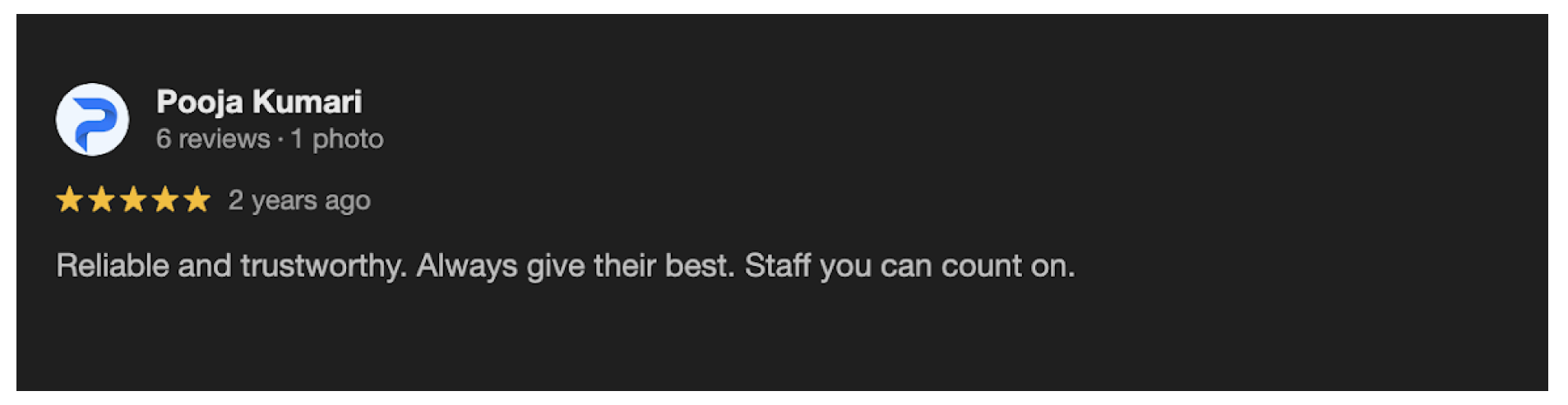 Customer Review